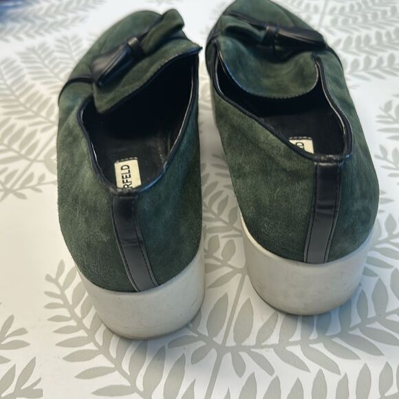 KARL LAGERFELD Paris Women’s KATIE sneaker platform Shoes - 9.5 - Picture 3 of 5